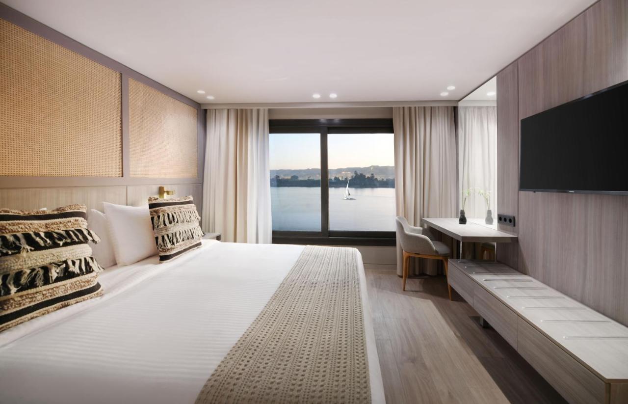 Historia: Nile Cruise Boutique Hotel Luxor Exterior photo